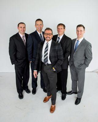 Left to right: Dr. Michael McClure, Dr. David Nicols, Dr. Reed Nelson, Dr. Wesley Orvosh, Dr. Daniel Lovette