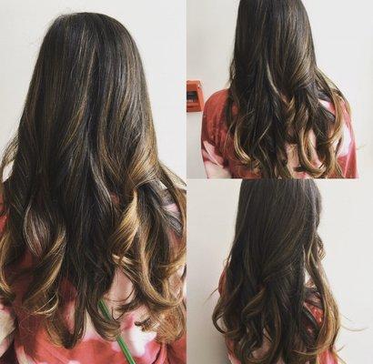 Soft balayage