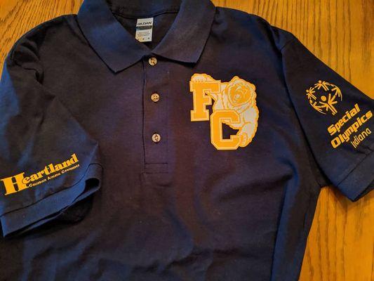 Franklin College Special Olympics polo