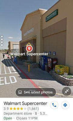 Walmart street view.