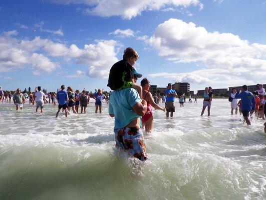 Beach baptism