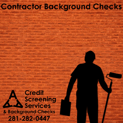 Contractor Background Checks - https://www.aaacredit.net/contractor-background-check.html