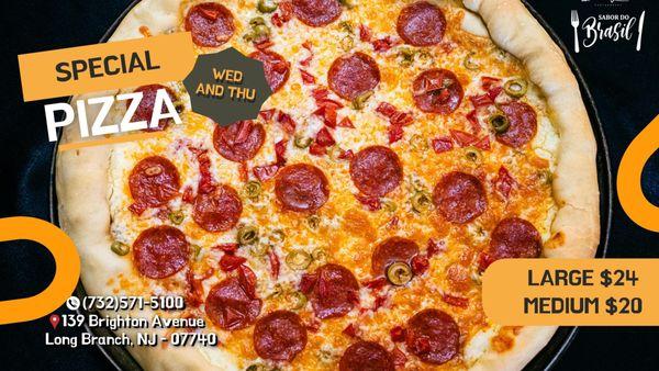 PIZZA DEAL - WED AND THU