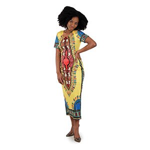 DASHIKI COLLECTION TRADITIONAL PRINT LONG COMES IN PLUS SIZES ALSO