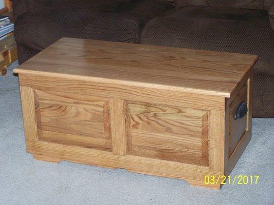 Red Oak Hope Chest