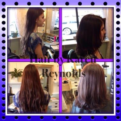 Beautiful transition from long to short hair By Karen Reynolds at My Salon Chico