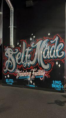 Self Made Training Facility Long Beach graffiti wall