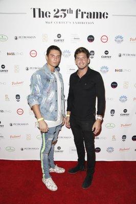 Actors and Influencers Brayan and Seb Dubois attends a Splash PR Agency Production event.