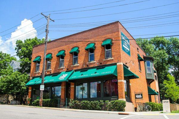 Eau Claire Electric Bike Rental is house in The Local Store at the corner of Dewey and Galloway Street, Downtown Eau Claire.