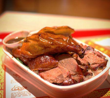 Roast duck & roast pork.  #onolicious