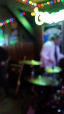 Blurry drummer