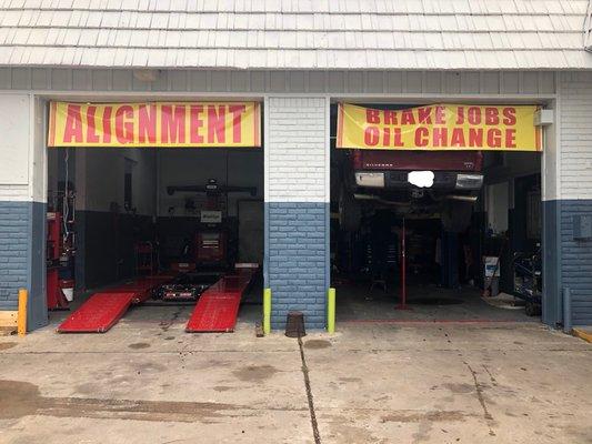 We do Alignment, Brake Jobs, Oil change & much more!