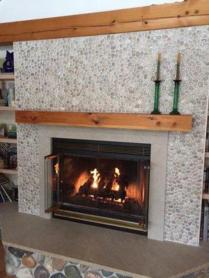 Stone Fireplace Surround