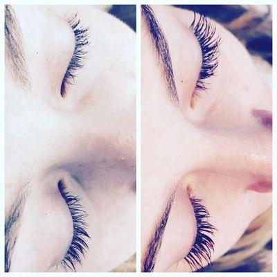 Lash Extensions Before/After