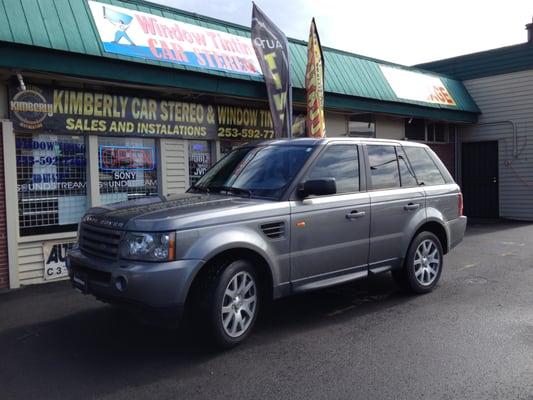 car stereo installation and window tinting