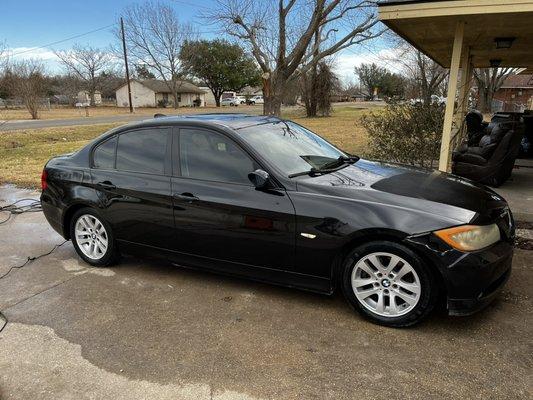 Deep clean on BMW