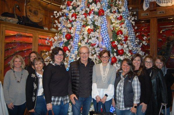 Our staff at our holiday dinner!