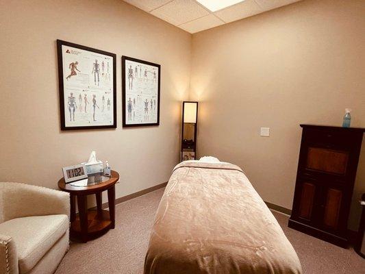 Myotherapy treatment room