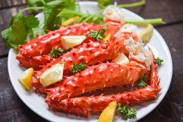 King crab plate