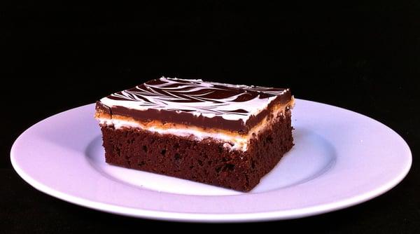 Peanut Butter Cream Cheese Deluxe Brownie