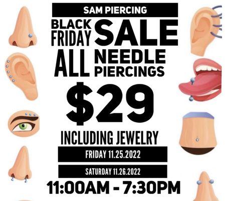 Black Friday Sale. This Friday & Saturday.