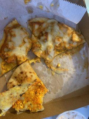 Chicken Cheese Naan Pizza Paneer Stuffed Naan