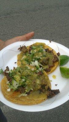 Tacos from La Cebollita in Pilsen.