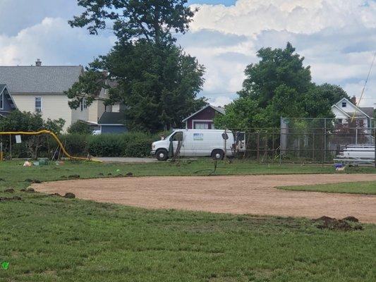 New irrigation install