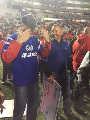 Allstate field goal promotion 2016 - New Mexico