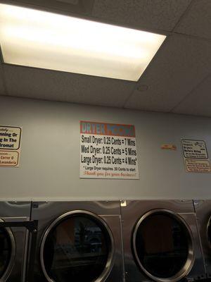 Dryer prices