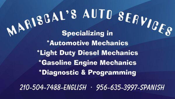 Mariscal’s Auto Services