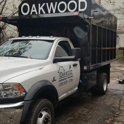 Simple yet effective truck lettering.