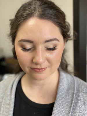 Natural bridal makeup