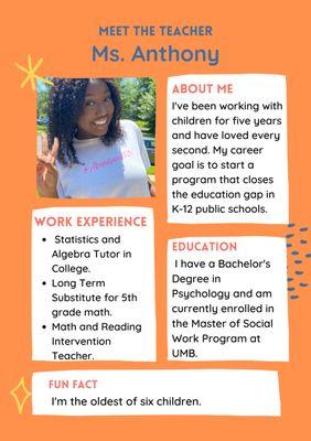 My name is Olivia Anthony and I am the owner of TNM Tutoring.