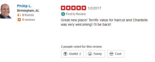 A review from right here on Yelp! Different location but everything else is the same!!