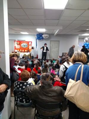 Magic show for chanukah celebration