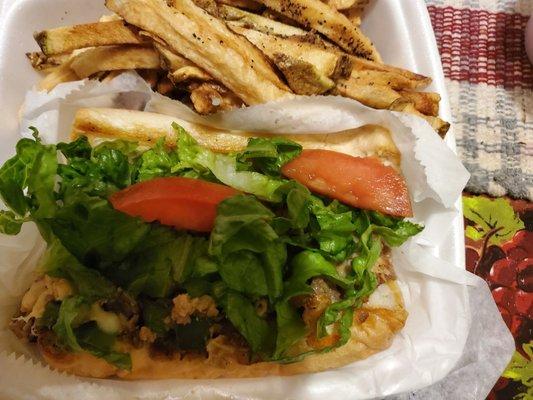 Philly Chicken Combo with fries