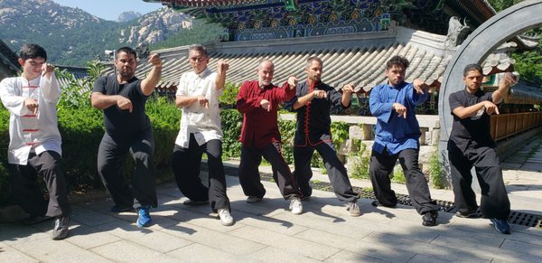 Shifu Jason training in China.