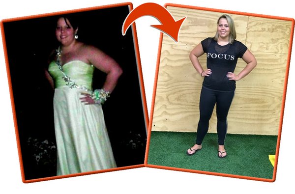 Danielle lost 36 lbs and 4 pants sizes!