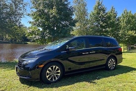 Black Honda Odyssey Luxury Van