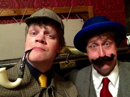 The Great Detective, Ziplock Holmes and his faithful sidekick Dr. Watsup!!!! The will Present to you a Murder Mystery Comedy Show!