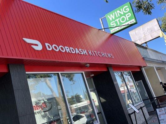 It's a DoorDash Kitchen; pick-up only