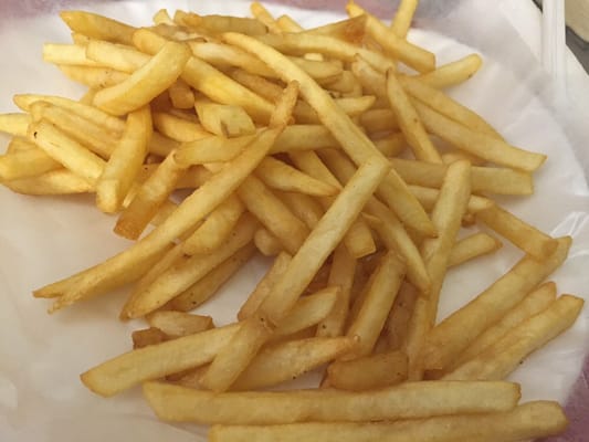 Salt less fries but it's a quick fix