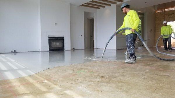 Floor Leveling, Lightweight Concrete, Gypsum Concrete (GypCrete), Self Leveling Concrete, Sound Control Systems California