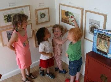 children are welcome at Kris Waldherr Art and Words