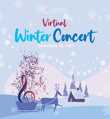 Here's a teaser to the Virtual Winter Concert in December. Hope to see you there!