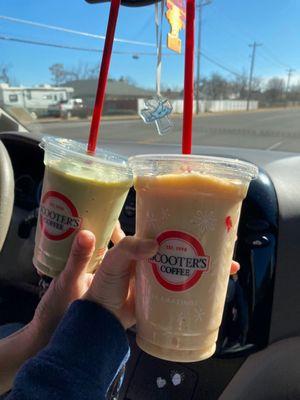 Matcha & peach smoothie - barely tasted the matcha nor the peach. Taste more of milk & ice cream