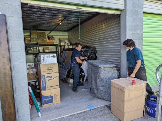 Movers are quick, efficient, wrapped all my furniture and loaded with care.