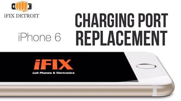 iPhone charging port repairs at ifix Detroit