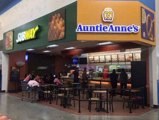 Subway and Auntie Anne's now open!